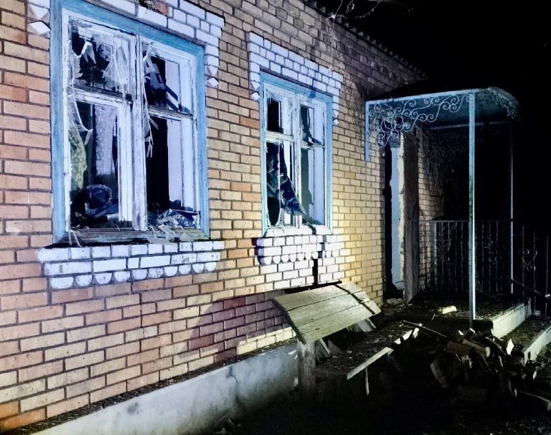 Die russische Armee hat über Nacht den Bezirk Nikopol beschossen