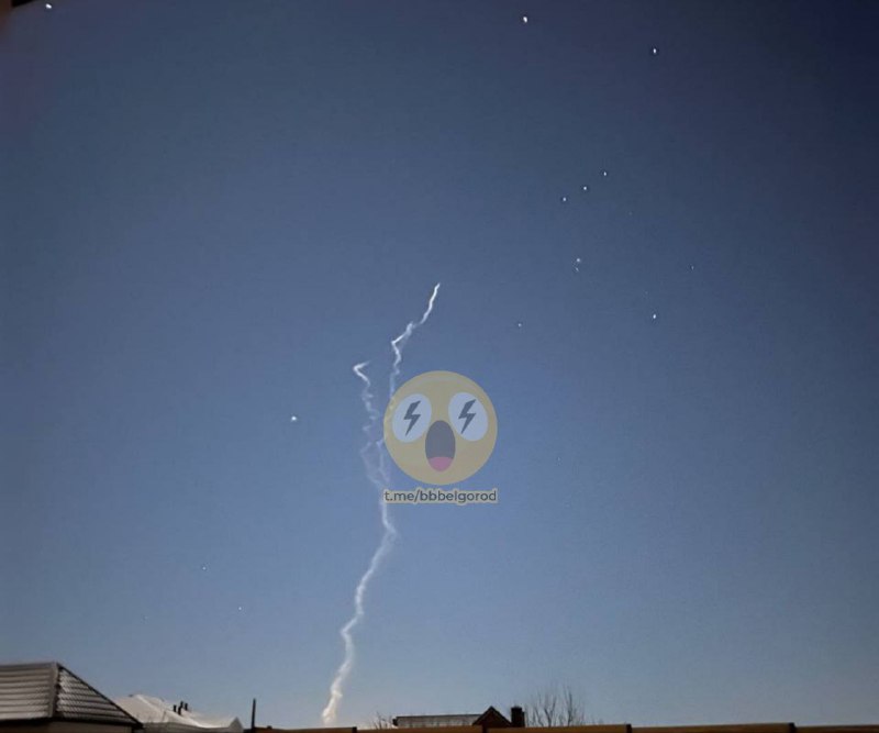 Raketenstarts im Distrikt Belgorod