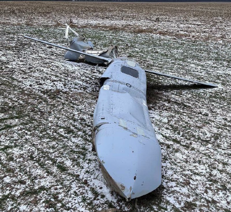 Images du missile de croisière Kh-101 abattu le 26 janvier dans la région de Vinnytsia