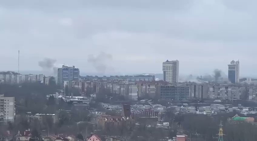 MLRS-Beschuss in Donezk