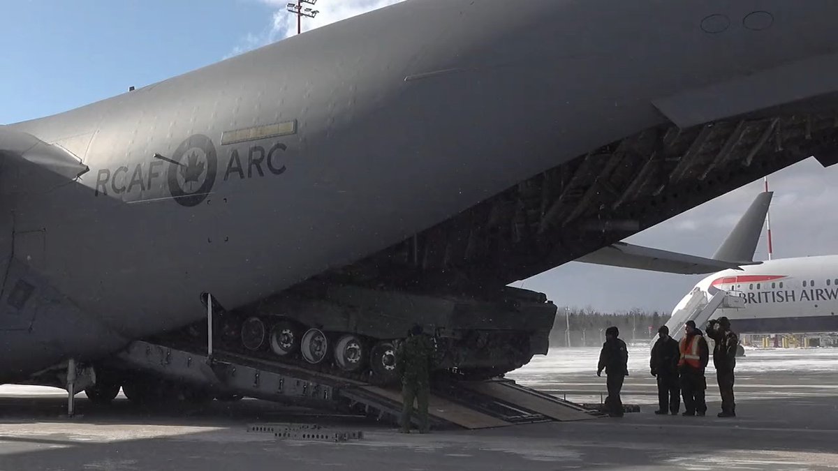 Verteidigungsminister Kanadas: Kampfpanzer sind unterwegs, um der Ukraine zu helfen. Der erste kanadische Leopard 2 ist unterwegs. Kanadas Unterstützung für die Ukraine ist unerschütterlich
