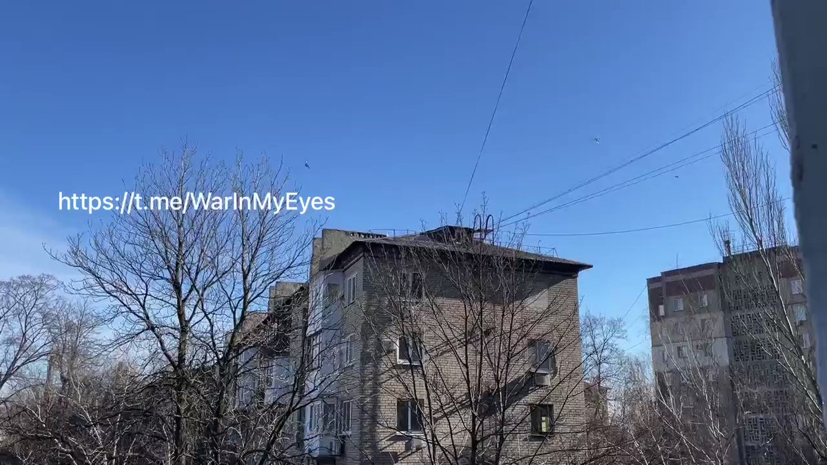 In Donezk war Luftverteidigung aktiv