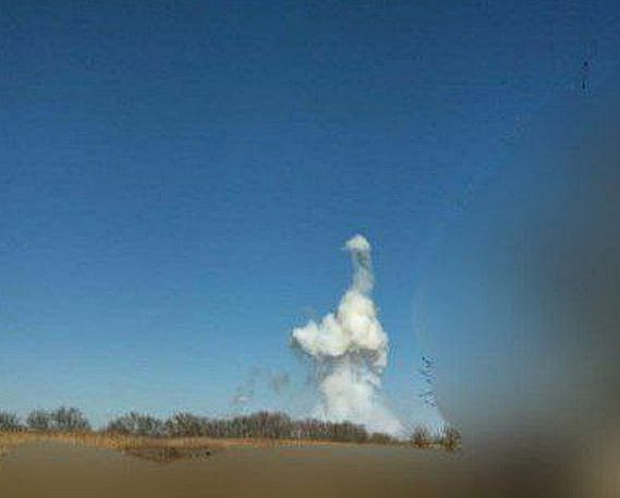 Explosionen, die im besetzten Teil des Gebiets von Kherson gemeldet wurden