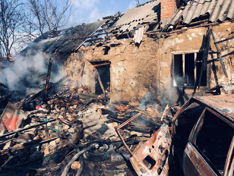 Die russische Armee beschoss die Gemeinden Nikopol, Myrivka, Marhanets und Velykomykhailivka in der Region Dnipropetrowsk. 2 Personen verletzt