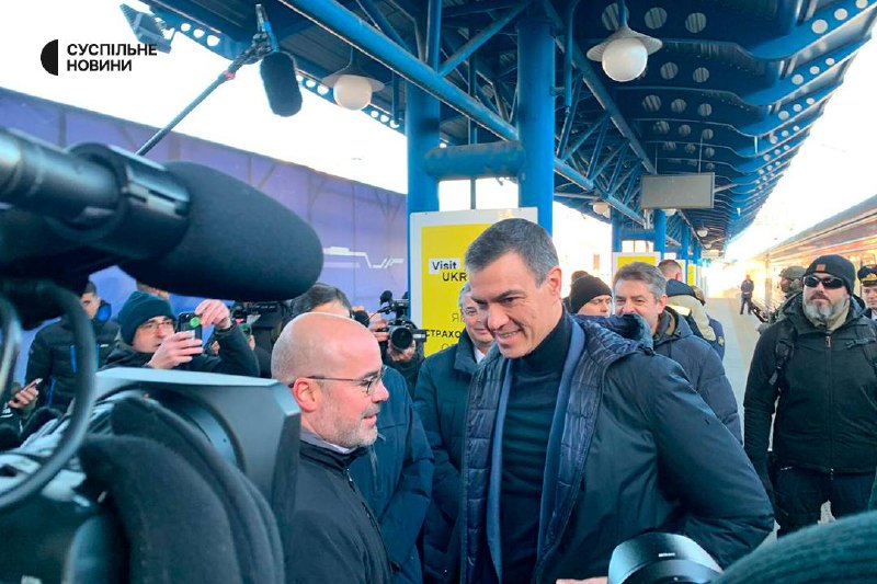 Der spanische Premierminister Pedro Sanchez ist in Kiew eingetroffen