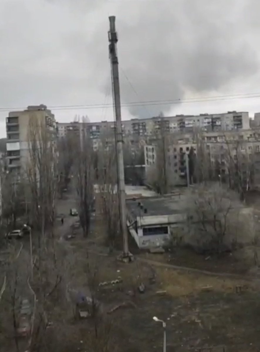 Explosionen im Munitionsdepot in Kadiivka