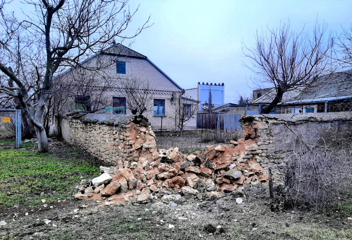 Umfangreiche Schäden und Verluste durch russischen Beschuss in den Bezirken Beryslav und Cherson