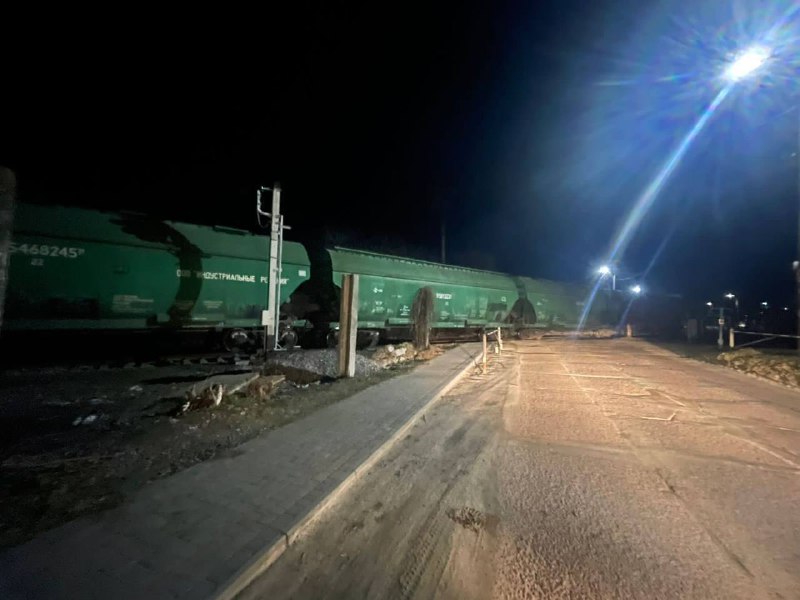Güterzug bei Boryspil entgleist