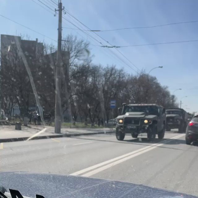 Intensive militärische Bewegung in Simferopol