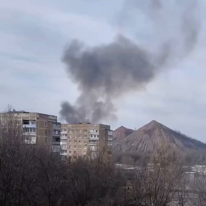 Explosionen im Bereich der Petrovskogo-Mine in Donezk