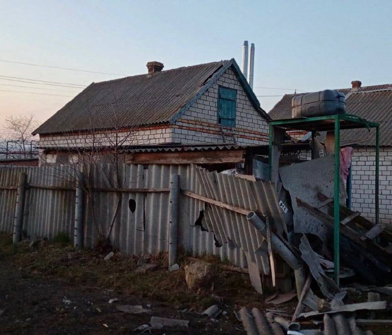 Die russische Armee hat den Bezirk Nikopol mit Artillerie beschossen