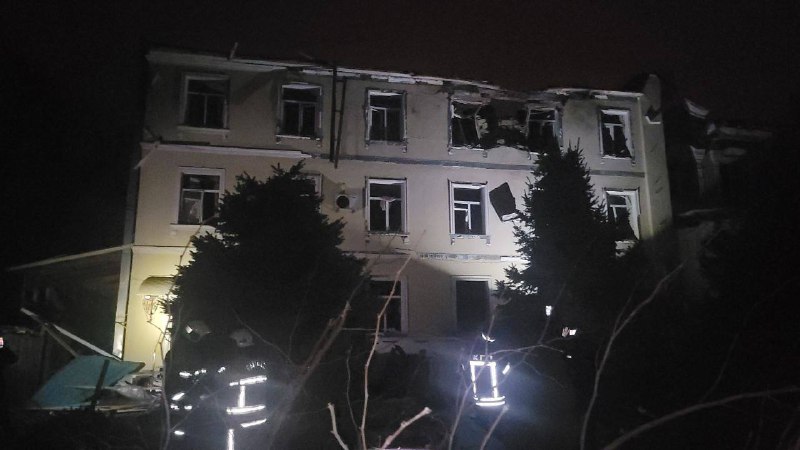 Der mutmaßliche Marschflugkörper Kh-59 hat ein Haus in Odessa getroffen