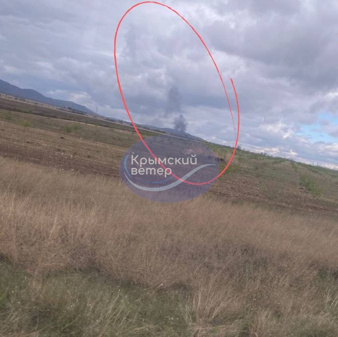 Explosionen wurden in der Nähe des Dorfes Krynychky auf der besetzten Krim gemeldet