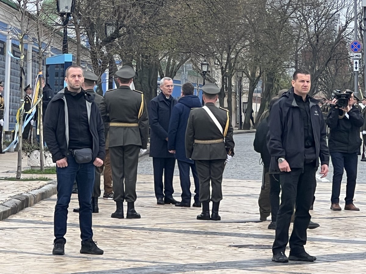 NATO-Generalsekretär Jens Stoltenberg trifft in Kiew ein