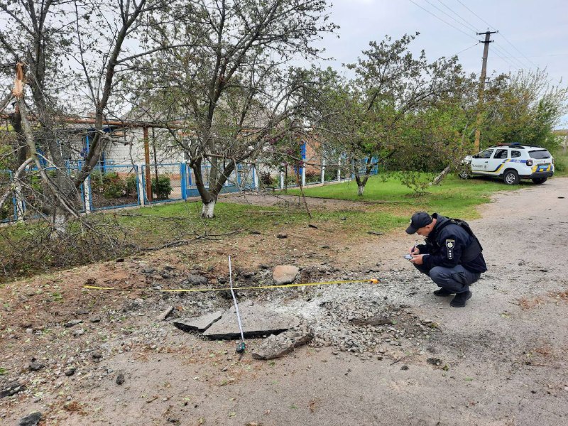 Schäden im Bezirk Nikopol durch russischen Beschuss