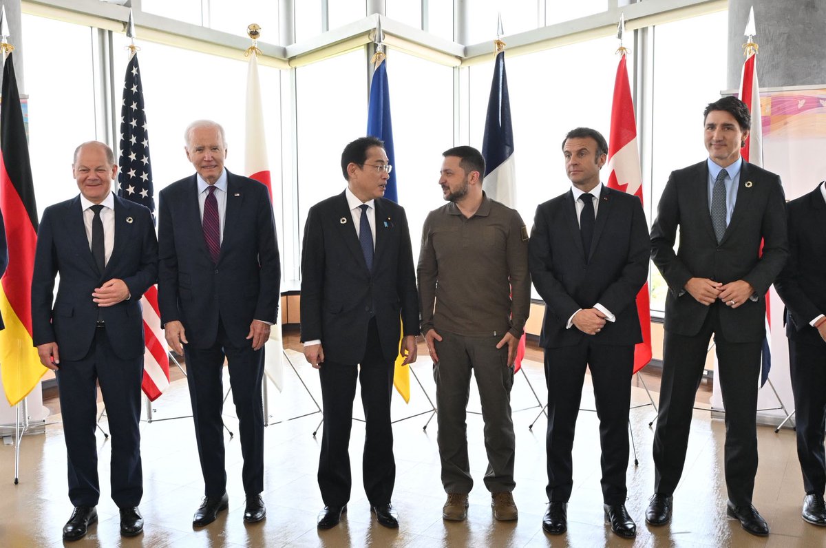 Am dritten Tag des G7-Gipfels in Hiroshima fand eine Sitzung zur Lage in der Ukraine statt, bei der Präsident Selenskyj Japan besuchte.