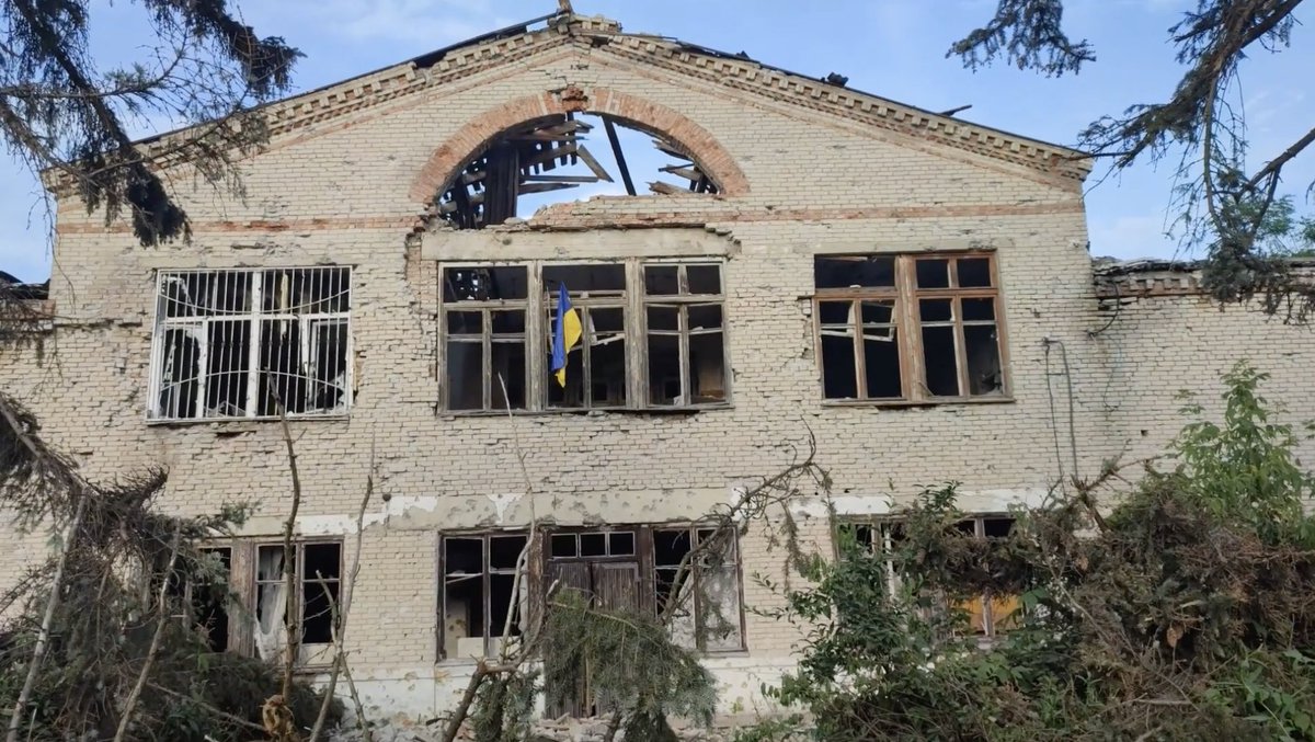 Gestern gemeldet, heute aber visuell bestätigt: Das Dorf Blahodatne wurde nun von ukrainischen Streitkräften befreit