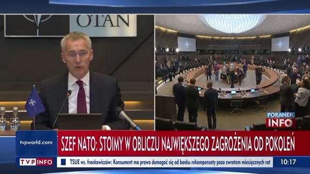 NATO-Chef Jens Stoltenberg: Wir stehen vor der größten Bedrohung seit Generationen
