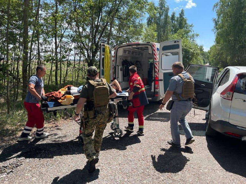 3 Verletzte durch Beschuss in Buda-Vorobivska in der Region Tschernihiw