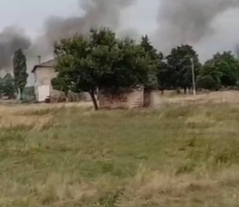 Auf einem russischen Stützpunkt nördlich von Melitopol wurden Explosionen gemeldet