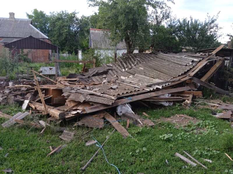 Helikopter und Artillerie beschossen heute den Bahnhof Odnorobivka