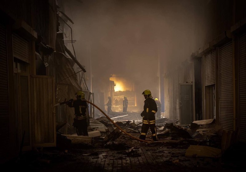 Großflächiger Schaden an der zivilen Infrastruktur in Odessa infolge eines russischen Angriffs
