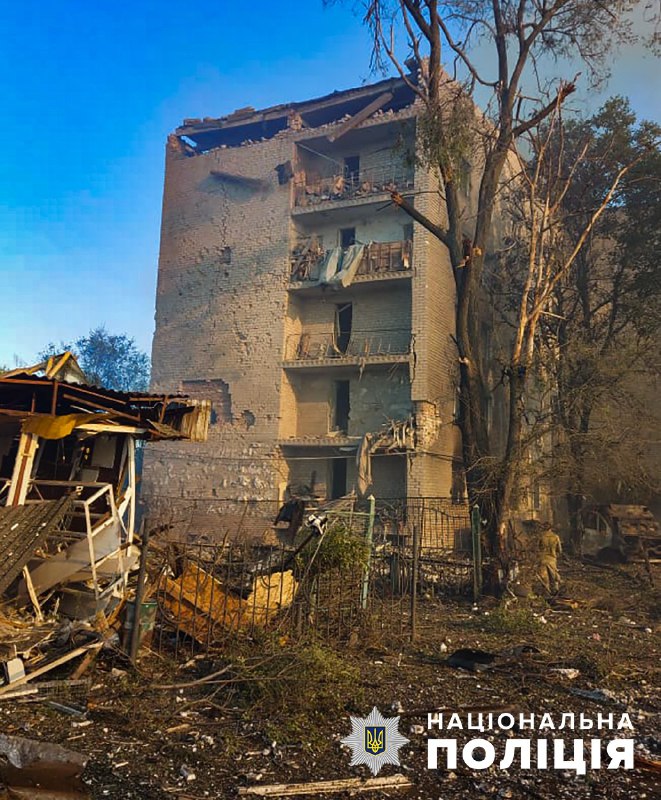 Ein russischer Luftangriff zerstörte ein Wohnhaus in Orichiv