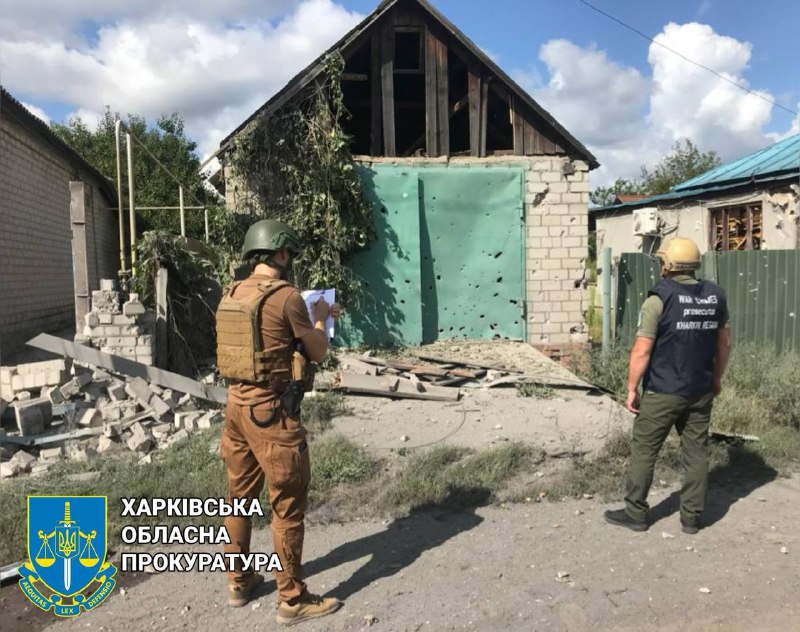 Schäden in Kupjansk durch Beschuss