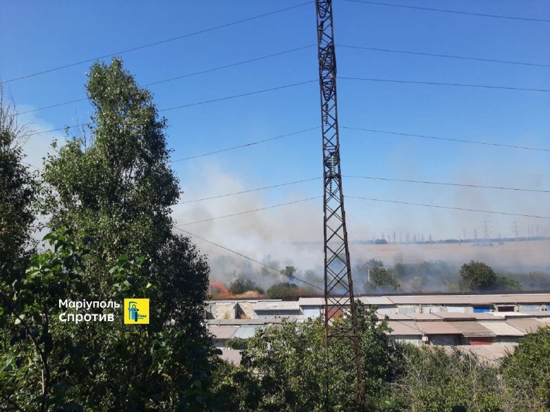 In Mariupol wurden Brände und Explosionen gemeldet