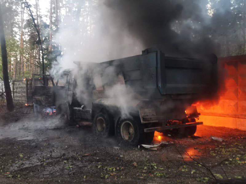 Los restos de un misil ruso causaron daños en la región de Kyiv