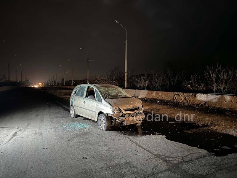 Dégâts dans le district Petrovsky de Donetsk à la suite d'un bombardement