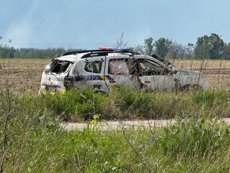 Un policía herido en un ataque con drones en Vovchansk, región de Járkov