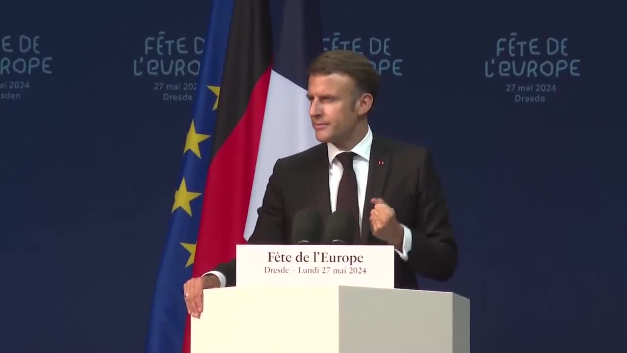 „Wir werden so lange und so viel wie nötig weitermachen, um der Ukraine bei der Verteidigung zu helfen, sagt Emmanuel Macron