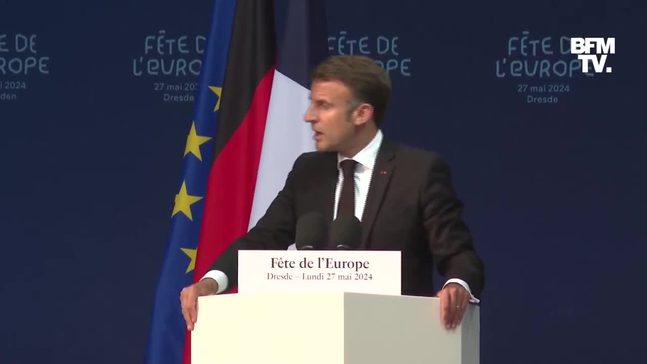 Emmanuel Macron: „Wir führen keinen Krieg gegen Russland und sein Volk. Wir Europäer wollen Frieden.