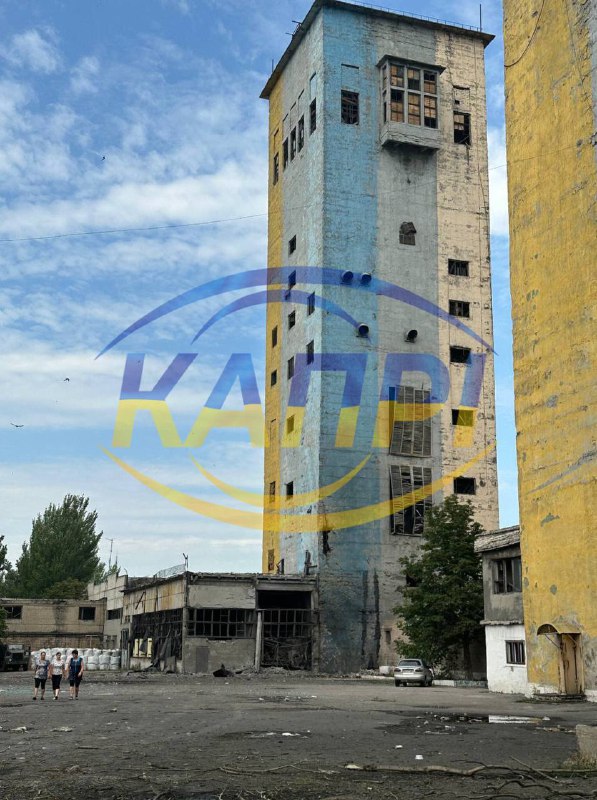 Daños en la ciudad de Myrnohrad, en la región de Donetsk (Ucrania), como resultado del bombardeo ruso