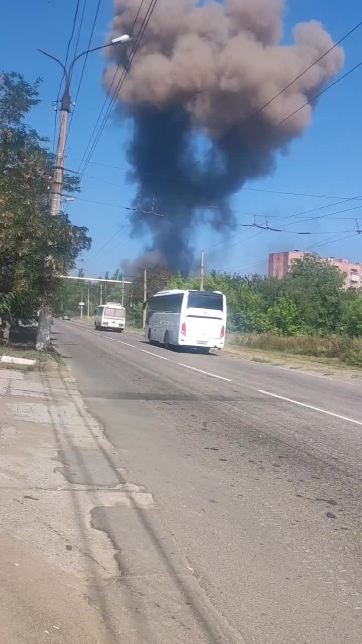 Une violente explosion a été signalée à Horlivka