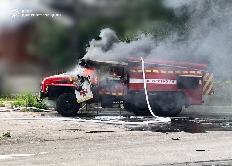 Un socorrista resultó herido en un doble ataque con explosivos en la región de Dnipropetrovsk