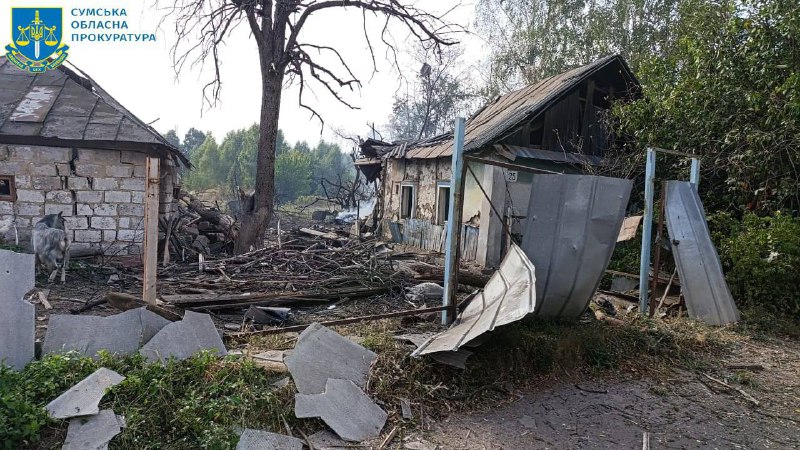 Una persona murió como resultado de un ataque aéreo ruso con dos bombas planeadoras en Yampil, región de Sumy