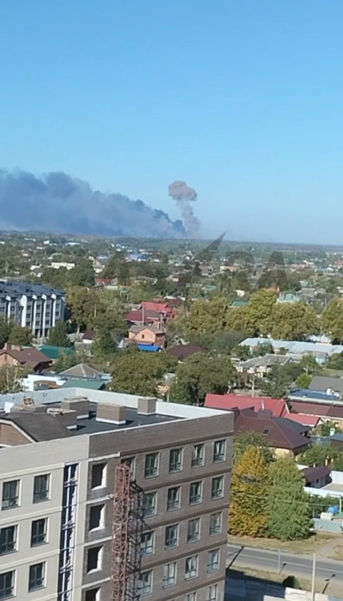 Continúan las explosiones en el depósito de municiones del distrito de Tikhoretsk