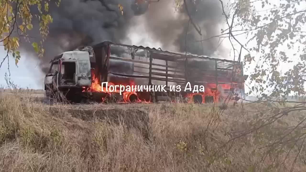 Un dron derribó un camión en Schebekino, región de Belgorod