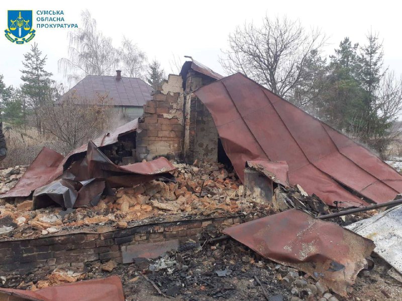 Zwei Menschen bei russischem Luftangriff im Dorf Bilovody in der Region Sumy getötet