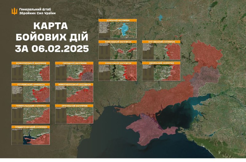 Російська авіація завдала авіаударів по Дмитрівці, Малій Рибиці Сумської області, Сіверську, Званівці, Бондарному, Новоолександрівці, Орадному, Новосілкі, Новому Комару, Новополю Донецької області, Гуляйполю Запорізької області, а також м. Запоріжжя, - повідомляє Генштаб ЗСУ.