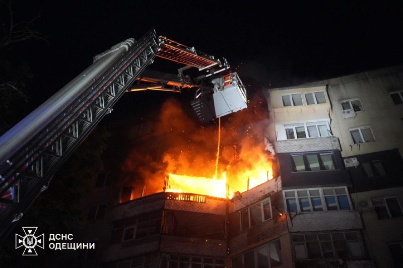 В результате ударов российских беспилотников в Одессе пострадали 5 человек