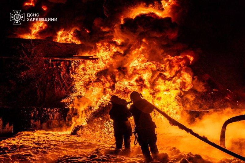 At night, Russians attacked Chuhuiv in the Kharkiv region with drones - 11 people were injured, including two children