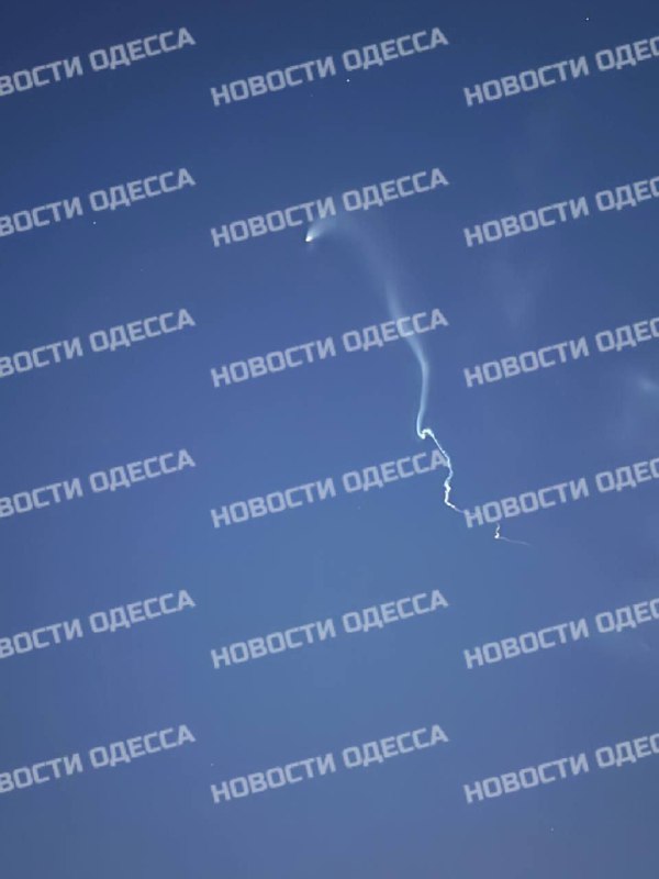 Un missile était visible au-dessus d'Odessa