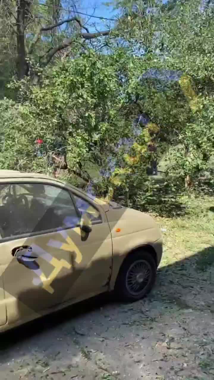 Daños en un barrio residencial de Odesa por un ataque con drones