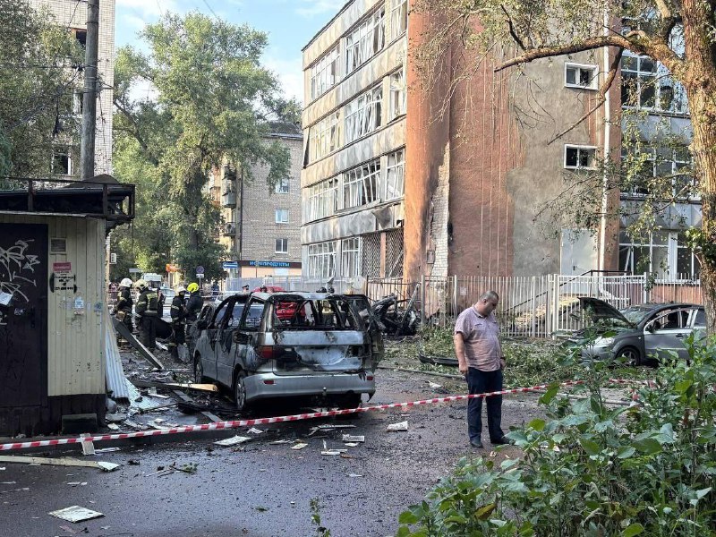 Au moins 16 personnes ont été blessées à la suite d'une attaque de drones nocturne à Voronej