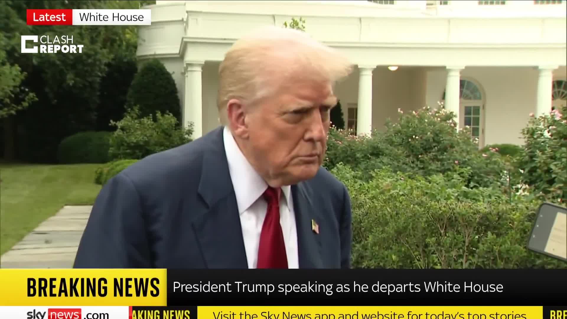 Trump: Un expresidente de Rusia hizo una amenaza y vamos a proteger a nuestro pueblo