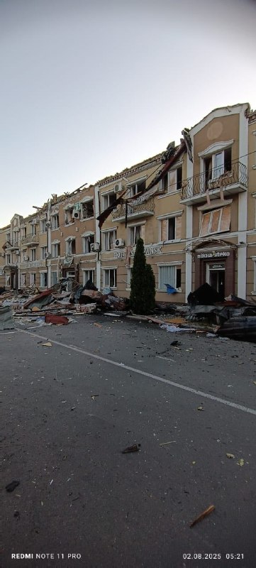 Una persona resultó herida por ataques con drones tipo Shahed en Sloviansk