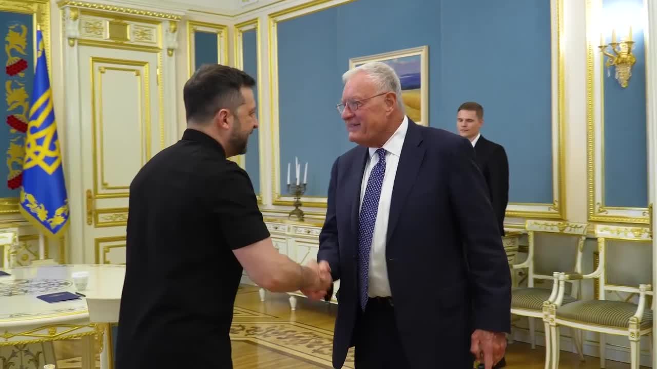Ukrayna Devlet Başkanı Zelenski, ABD'nin Ukrayna ve Rusya Özel Temsilcisi Keith Kellogg ile bir araya geldi
